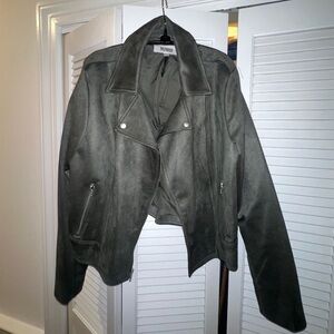 Steve Madden Faux Suede Moto Jacket